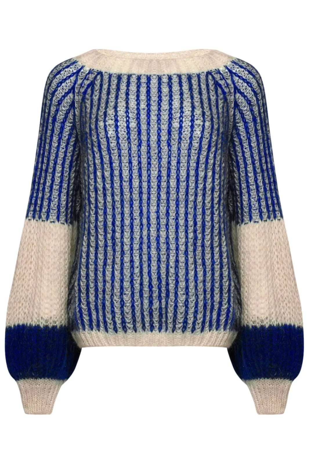 New Liana Knit Sweater Bluser & Skjorter|Strik