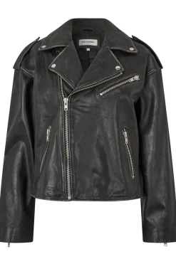 New Lilll Leather Jacket Overtøj & Jakker