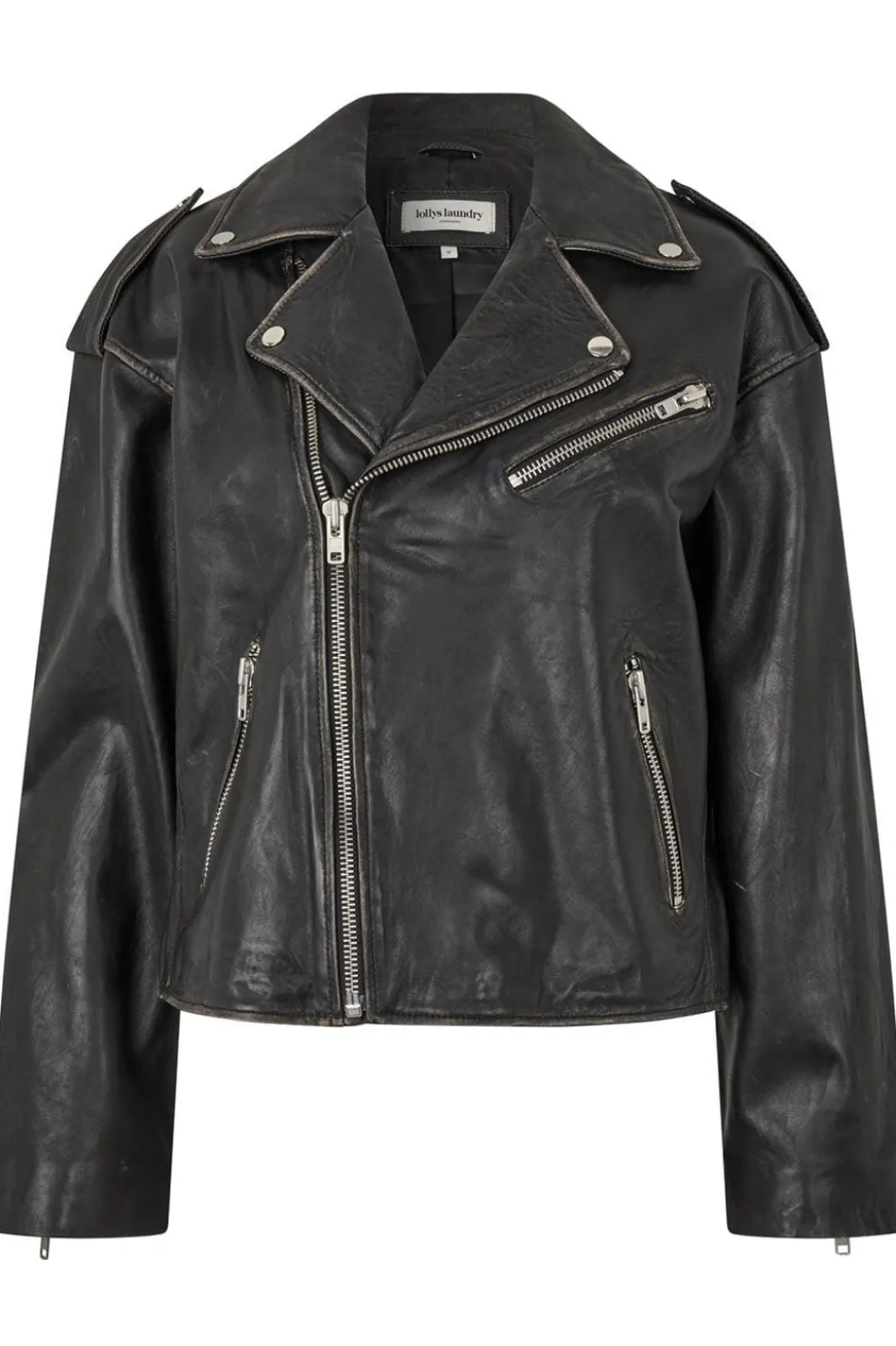 New Lilll Leather Jacket Overtøj & Jakker