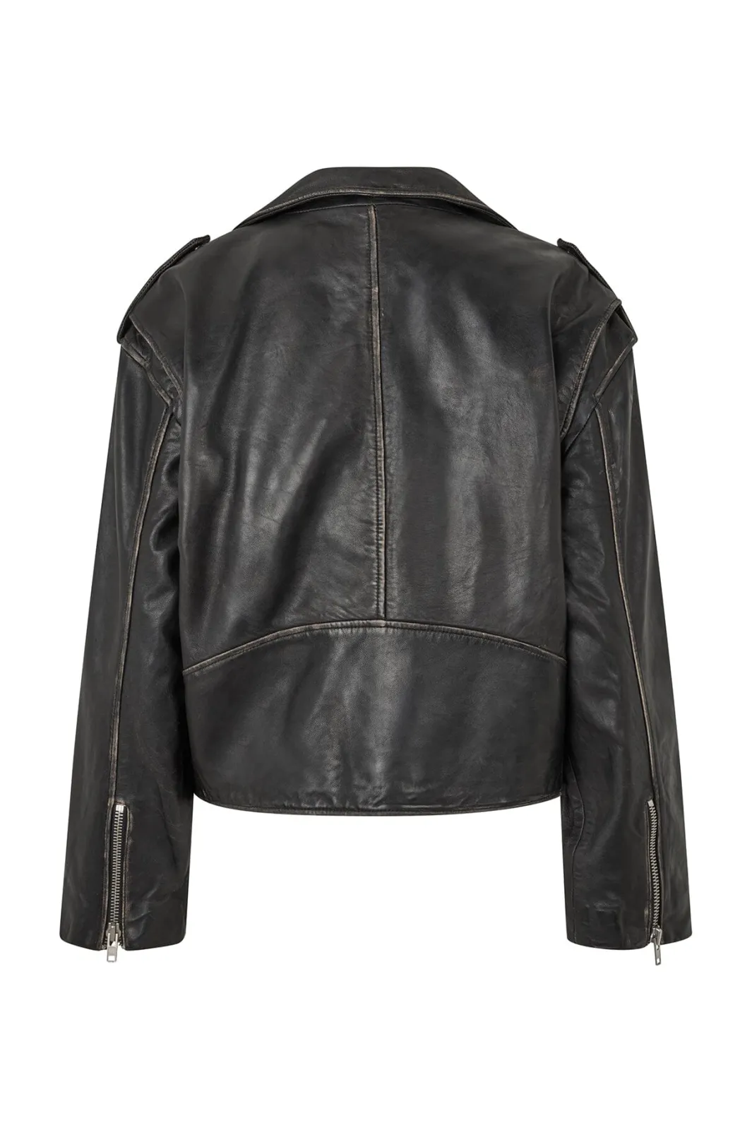 New Lilll Leather Jacket Overtøj & Jakker