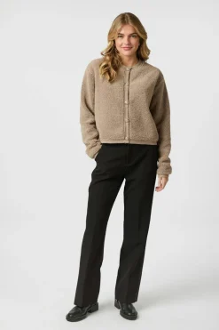 Neo Noir Cardigans|Ammevenligt Tøj<Limo Fluffy Knit Cardigan 161963