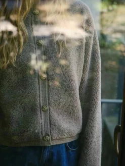 Neo Noir Cardigans|Ammevenligt Tøj<Limo Fluffy Knit Cardigan 161963