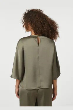 Neo Noir Bluser & Skjorter<Liora Heavy Sateen Blouse 165567