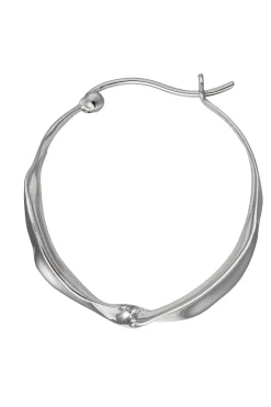 Online Liquid Creol Silver Øreringe