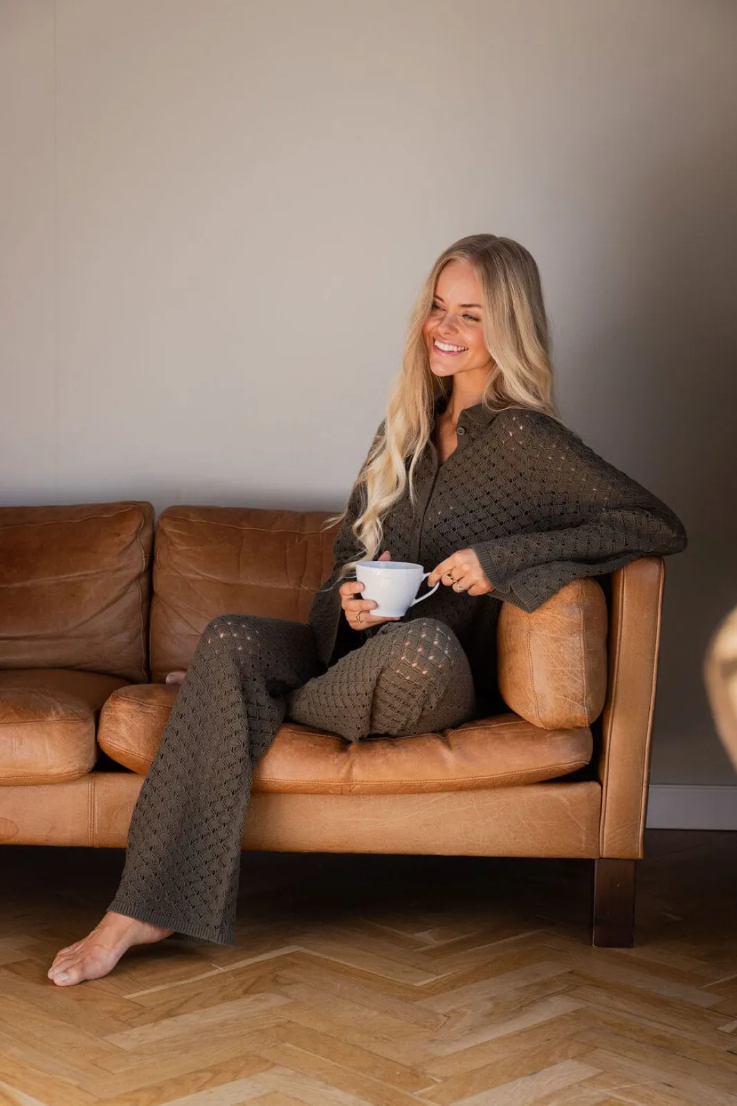 Online Liva Knit Pants 167101 Sæt 🛍️|Bukser, Jeans & Leggings