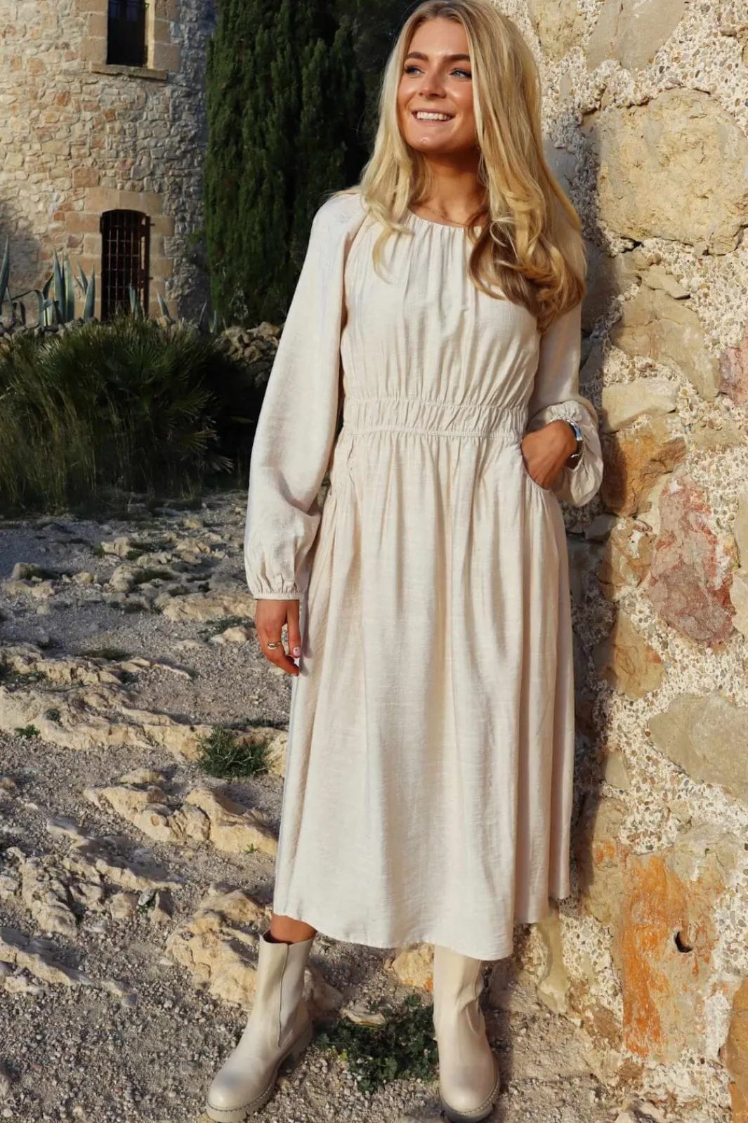 Hot Liv-Ls-Long-Dress 22191 Kjoler