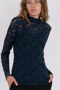 Neo Noir Bluser & Skjorter<Liza Laceflower Blouse