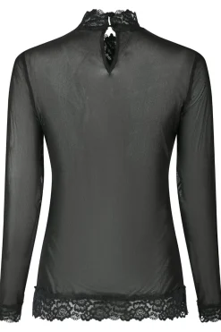 Neo Noir Bluser & Skjorter<Liza Mesh Lace Blouse 164281