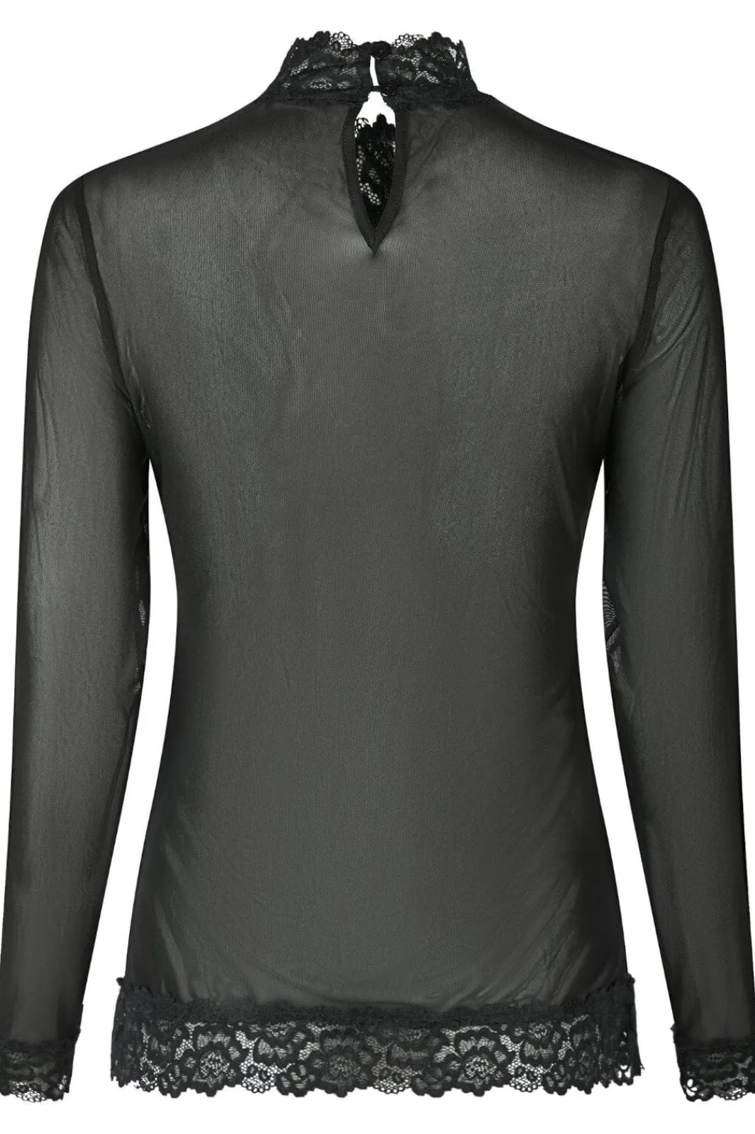 Neo Noir Bluser & Skjorter<Liza Mesh Lace Blouse 164281
