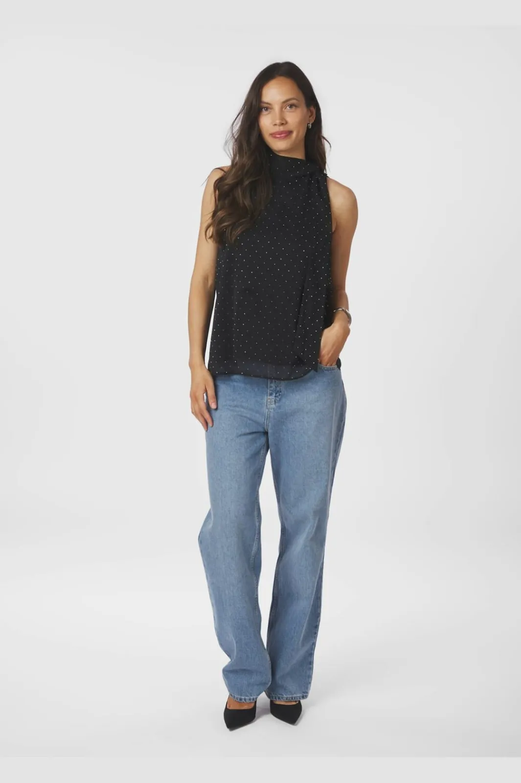 Neo Noir T-Shirts & Toppe<Lorelei Bedazzled Top 166983