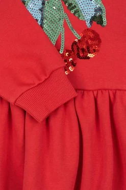 Børn Konges Sløjd Kjoler<Lou Sequin Sweat Dress Ocs Ks103864
