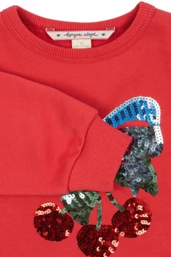 Lou Sequin Sweat Shirt Ocs Ks103862 Børn Joggingsæt|Bluser & Skjorter