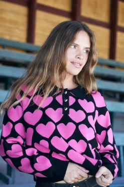 Clearance Lovemy Pullover C504 Strik|Bluser & Skjorter