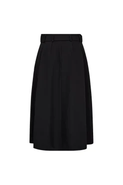 Hot Lunacc Belt Midi Pleat Skirt 44003 Nederdele