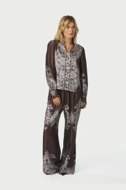 Neo Noir Sæt 🛍️|Bukser, Jeans & Leggings<Lunet Paisley Border Pants 167274