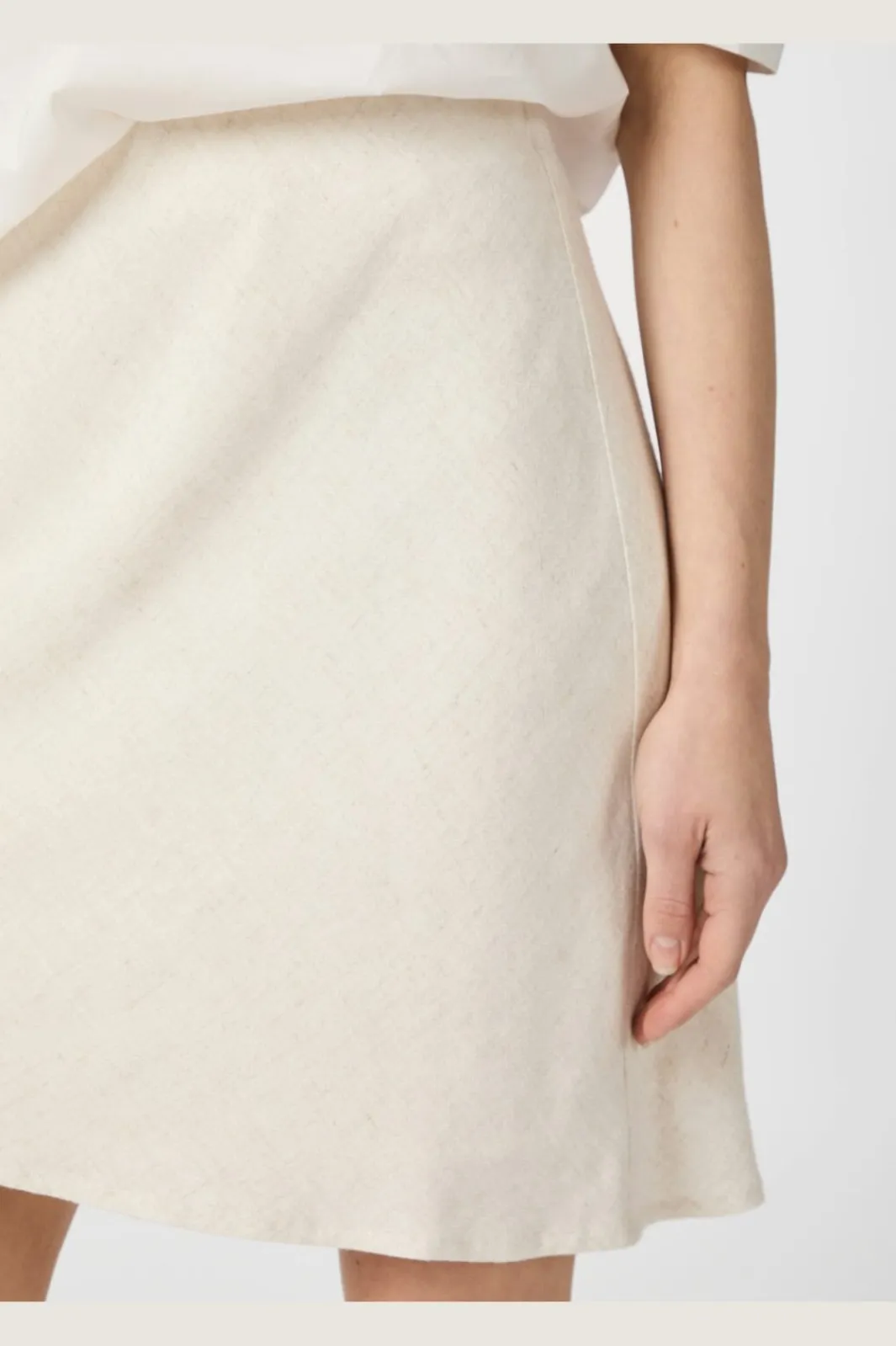 Hot Lunna Linen Skirt 164827 Nederdele