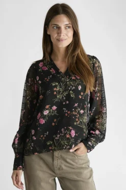 Mahra Flower Print Blouse Bluser & Skjorter