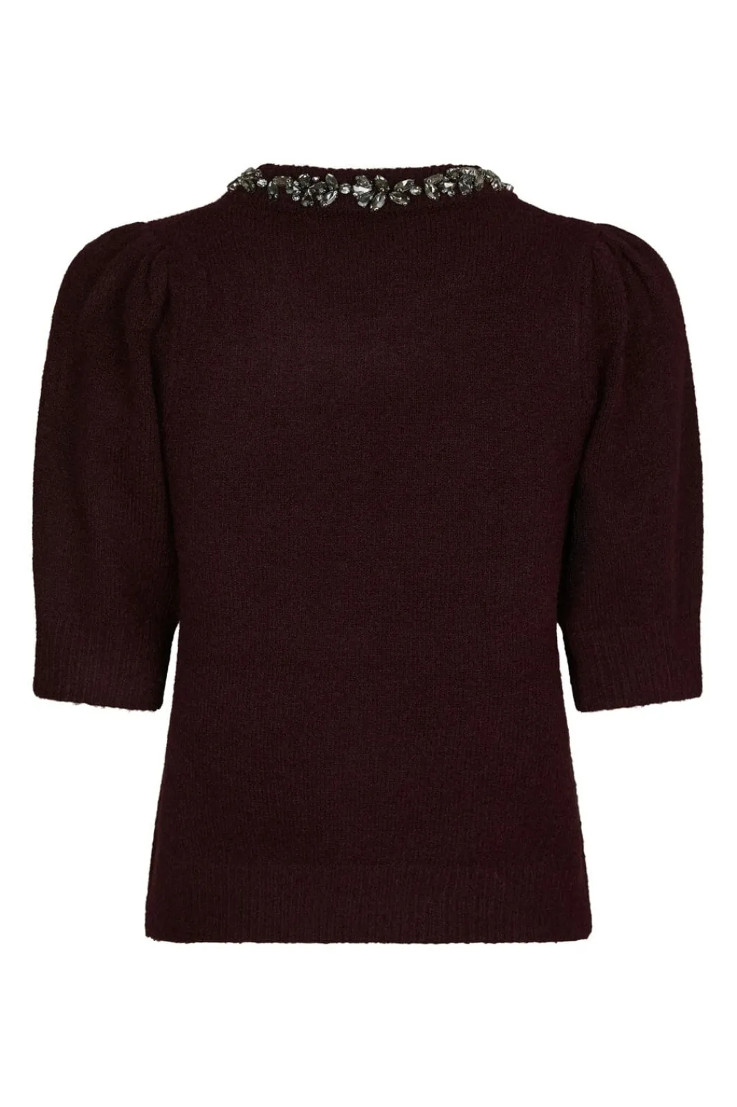 Neo Noir Strik|Bluser & Skjorter<Maia Stone Knit Blouse 162914