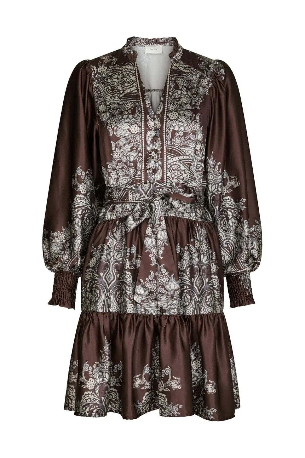 Sale Malfida Paisley Border Dress 166210 Kjoler