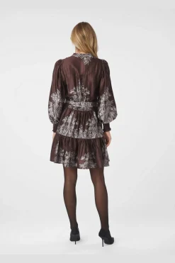 Sale Malfida Paisley Border Dress 166210 Kjoler