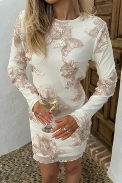 Best Malouic Mesh Dress A23748 Kjoler
