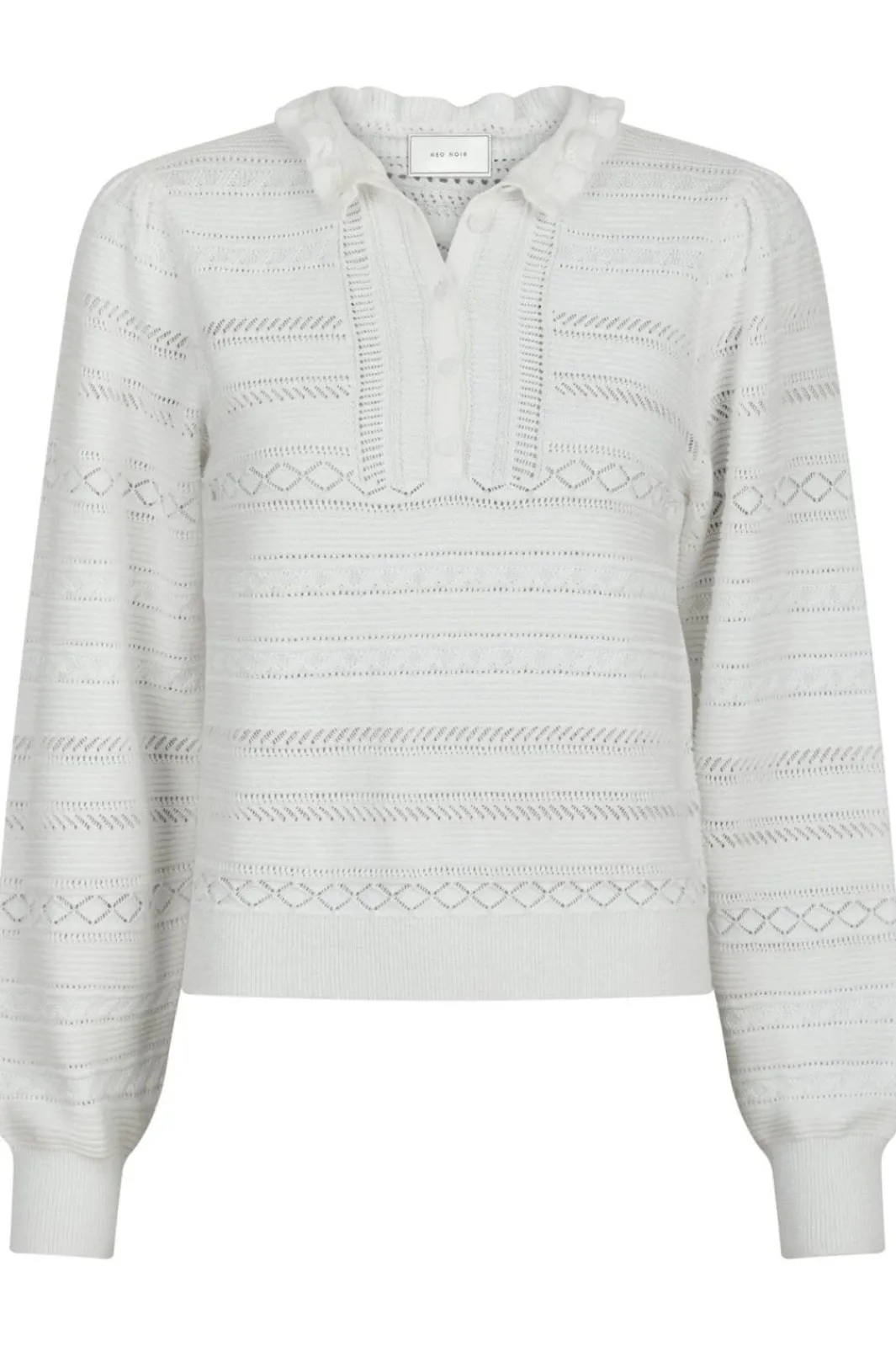 Neo Noir Bluser & Skjorter<Manga Stitch Knit Blouse 164359