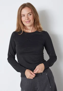 Co´Couture Bluser & Skjorter<Mannycc Lurex Emb L/S Tee 33210
