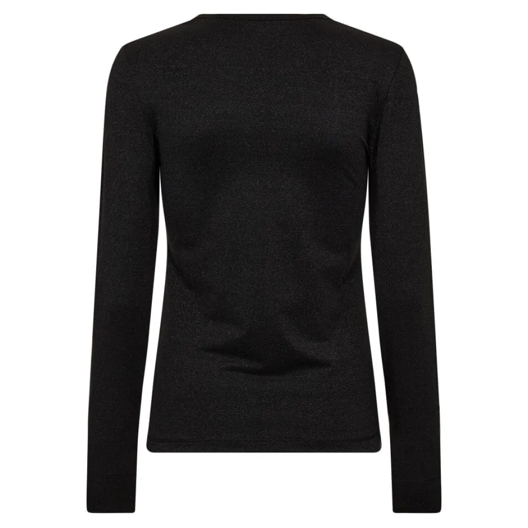 Co´Couture Bluser & Skjorter<Mannycc Lurex Emb L/S Tee 33210