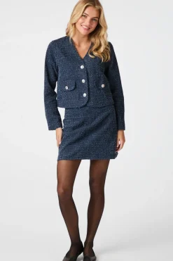 Neo Noir Overtøj & Jakker<Manua Denim Structure Jacket 164145