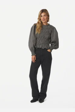 Neo Noir Bluser & Skjorter<Marcia Check Blouse 166893