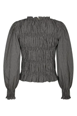 Neo Noir Bluser & Skjorter<Marcia Check Blouse 166893