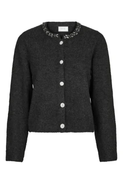 Hot Marie Stone Knit Cardigan 163850 Cardigans|Ammevenligt Tøj