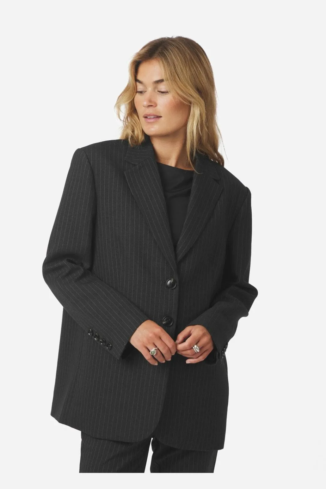 Neo Noir Blazere<Marielle Button Back Blazer 165664