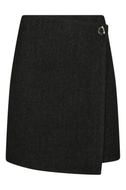 Neo Noir Sæt 🛍️|Nederdele<Marisi Herringbone Skirt 165687