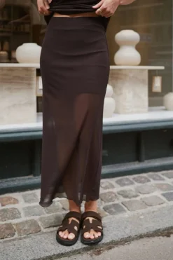 Neo Noir Sæt 🛍️|Nederdele<Marlise Mesh Skirt 166014