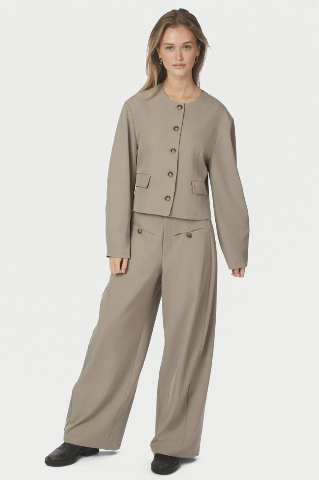 Neo Noir Bukser, Jeans & Leggings<Massie Structure Pants 165999
