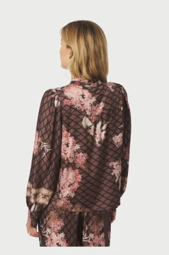 Online Massima Botanical Border Blouse 167029 Sæt 🛍️|Bluser & Skjorter