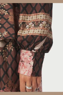 Online Massima Botanical Border Blouse 167029 Sæt 🛍️|Bluser & Skjorter