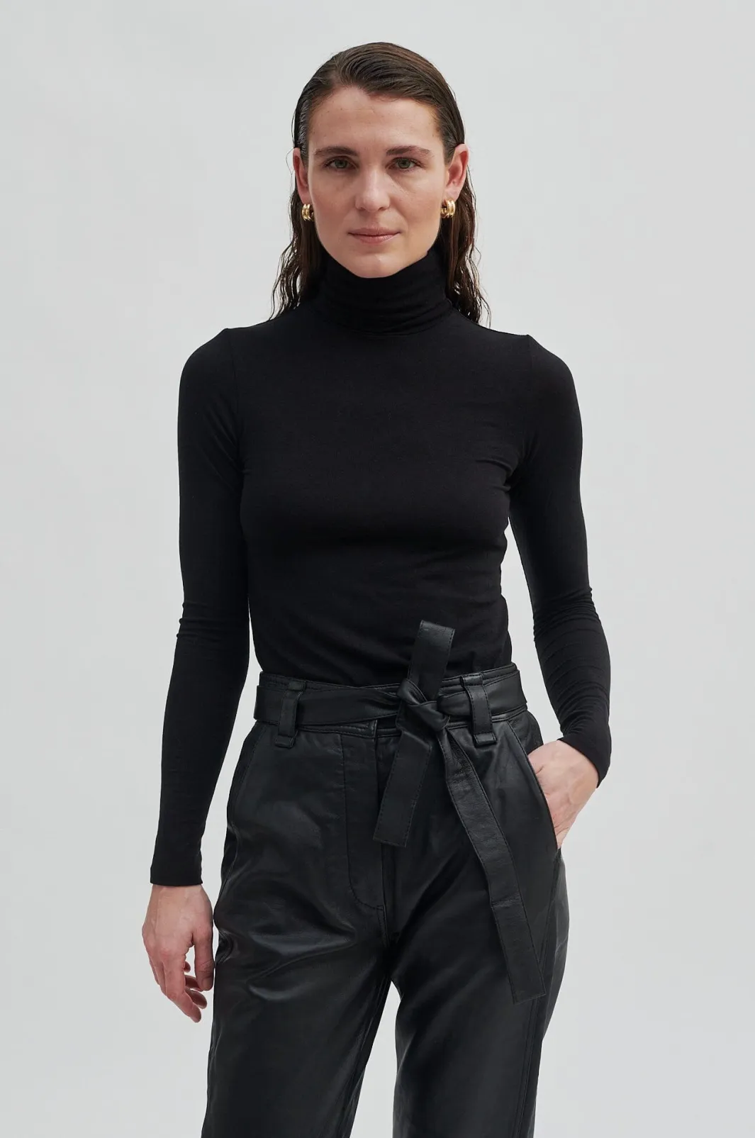 Second Female Bluser & Skjorter<Matima T-Neck Tee 55201