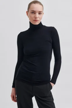 Second Female Bluser & Skjorter<Matima T-Neck Tee 55201