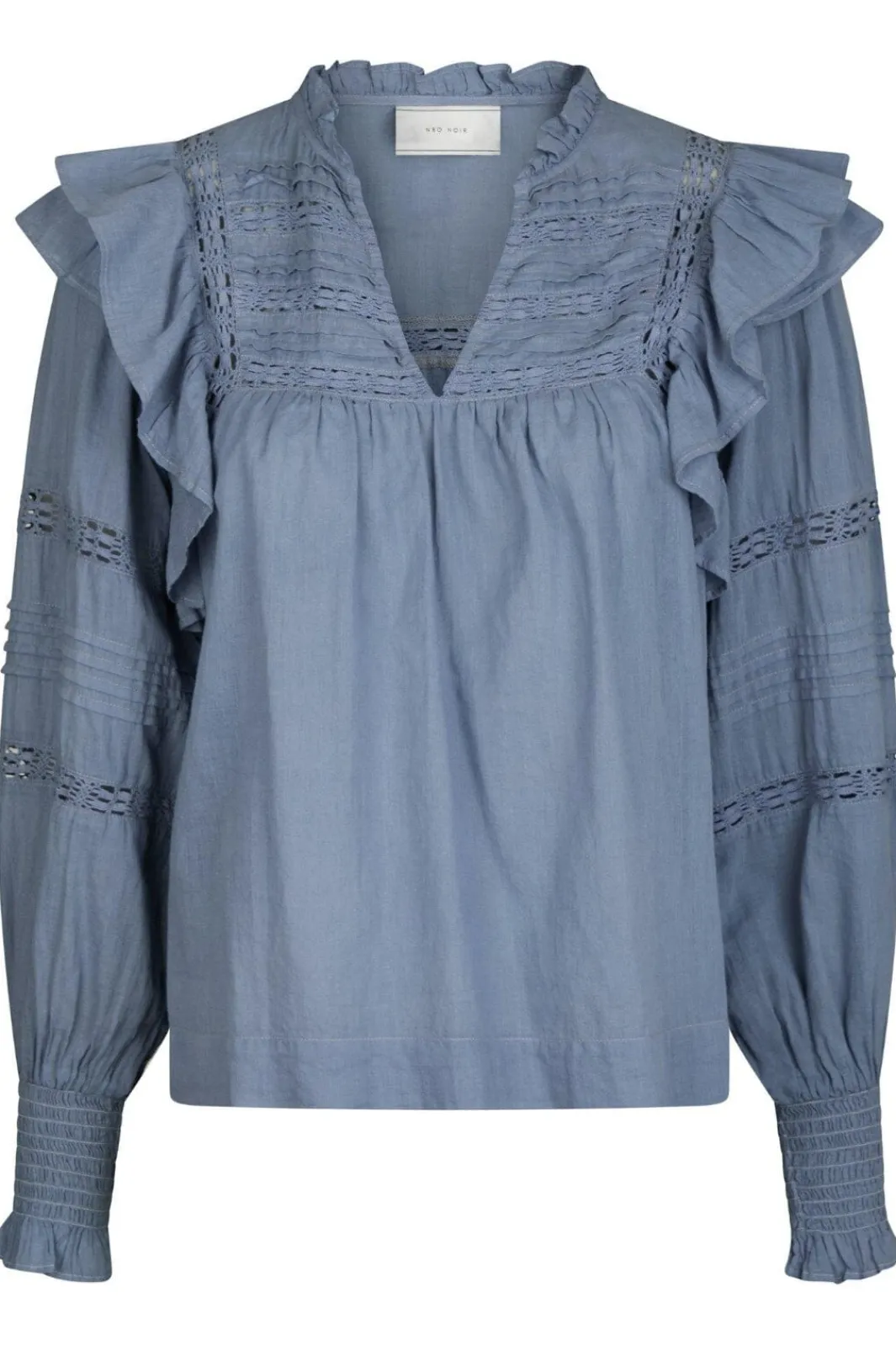 Neo Noir Bluser & Skjorter<Mauri S Voile Blouse 164698
