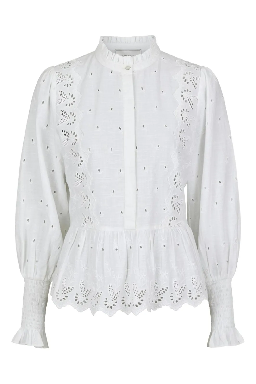 New Maviana Emb Blouse Bluser & Skjorter