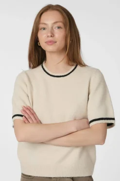 Neo Noir Strik|Bluser & Skjorter<Mawina Knit Tee 166424