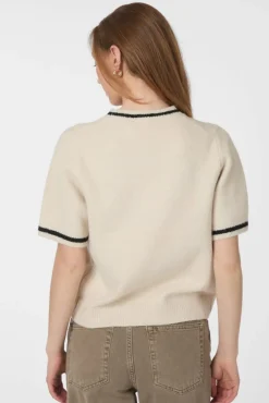 Neo Noir Strik|Bluser & Skjorter<Mawina Knit Tee 166424