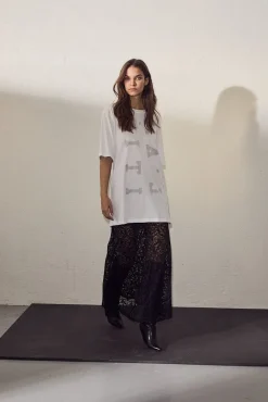 Haute L'Amitié T-Shirts & Toppe<Maxi Reverse Logo Tee HL10231