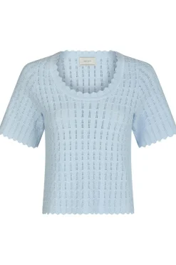 Clearance Meiko Solid Knit Blouse 164706 Bluser & Skjorter