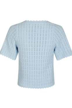 Clearance Meiko Solid Knit Blouse 164706 Bluser & Skjorter