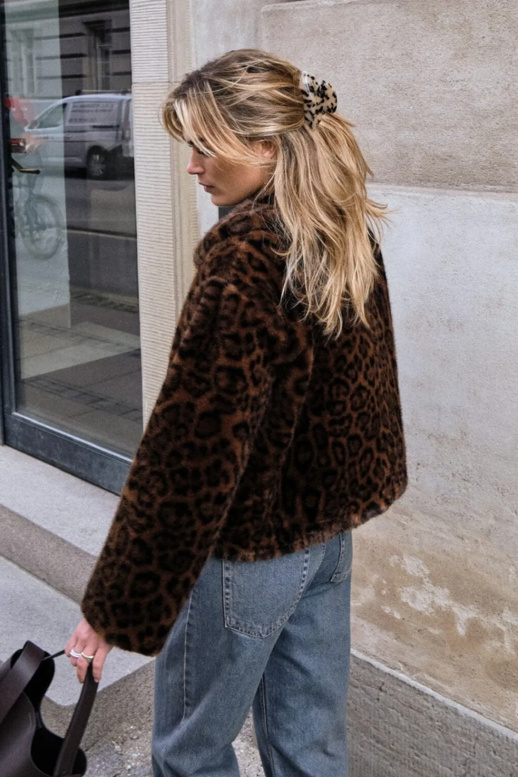 Neo Noir Overtøj & Jakker<Melodie Leo Faux Fur Jacket