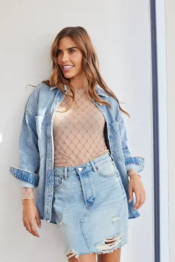 New Mesh Blouse Bluser & Skjorter