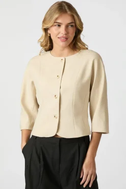 Clearance Mesto Melange Jacket 165442 Ammevenligt Tøj